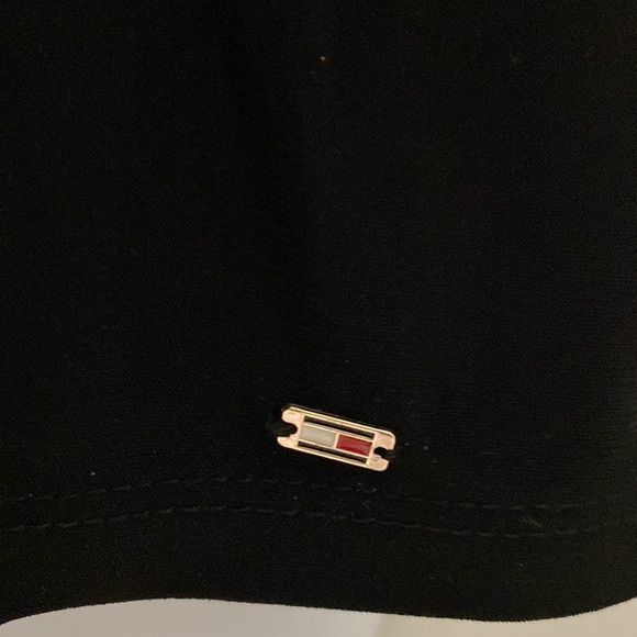 Tommy Hilfiger | Black Chiffon flutter sleeve Top - Picture 3 of 10